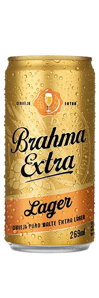 Brahma Extra Lager Lata Std 269ml