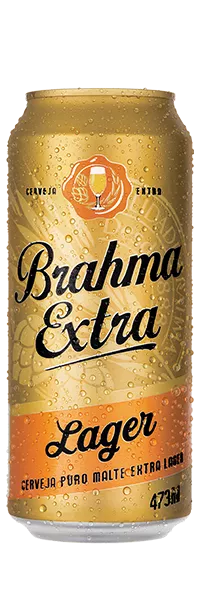 Brahma Extra Lager Lata Std 473ml