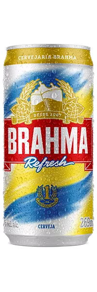 Brahma Refresh Lata Sleek 269ml
