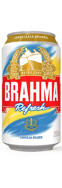 Brahma Refresh Lata 350ml