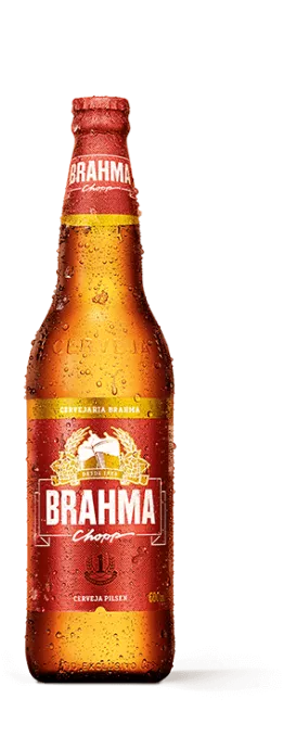 Imagem de uma garrafa de cerveja de Brahma Chopp 600ml