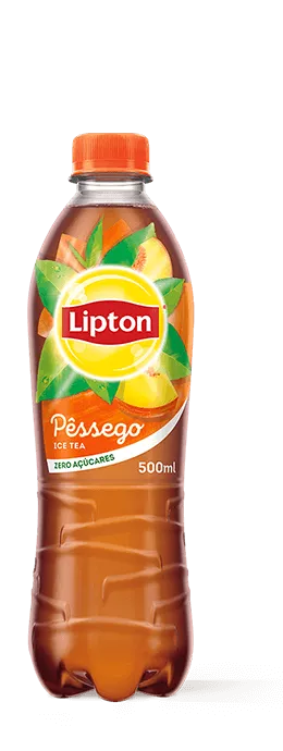Imagem de uma garrafa de Lipton Pêssego 500ml