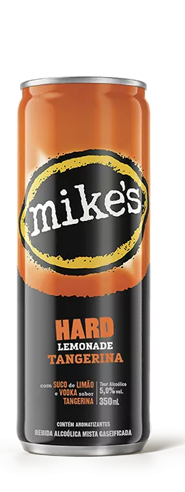 Imagem de uma latinha de Mike's Hard Lemonade Tangerina 350ml