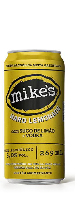 Imagem de uma latinha de Mike's Hard Lemonade 296ml