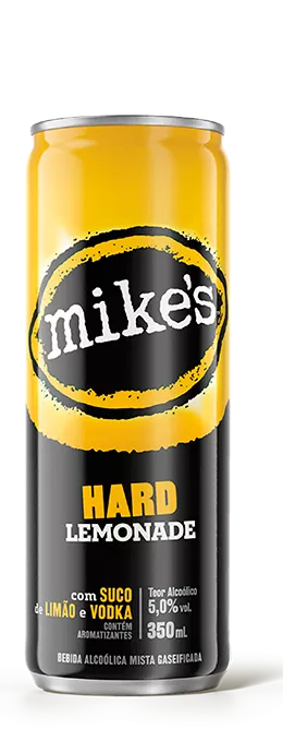 Imagem de uma latinha de Mike's Hard Lemonade 350ml