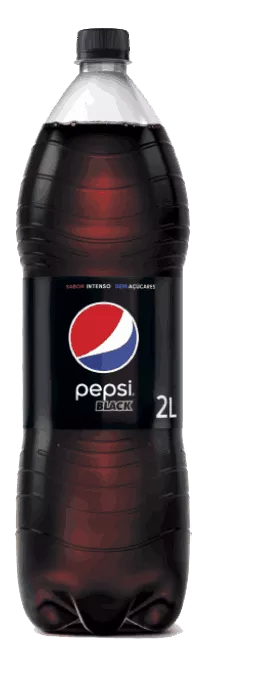 Imagem de uma garrafa de Pepsi Black 2L
