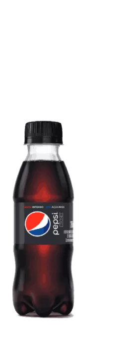 Imagem de uma garrafinha de Pepsi Black 200ml