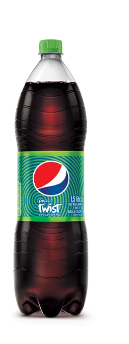 Imagem de uma garrafa de Pepsi Twist 1.5L