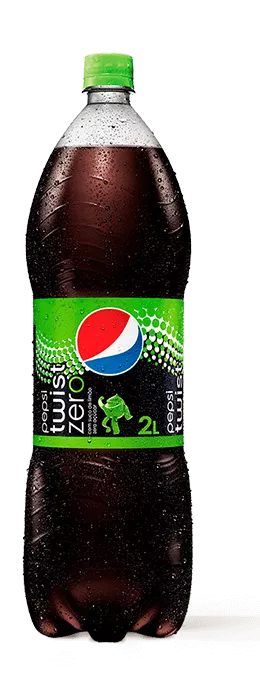 Imagem de uma garrafa de Pepsi Twist Zero 2L