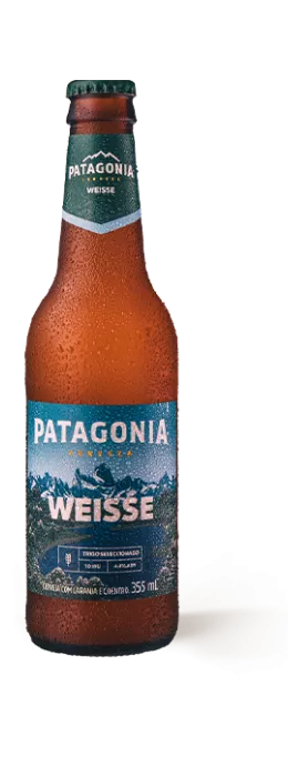 Imagem de uma garrafa de cerveja Patagonia Weisse 355ml