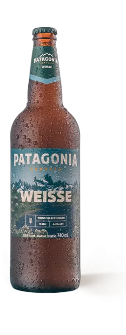 Imagem de uma garrafa de cerveja Patagonia Weisse 740ml