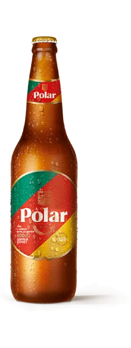 Imagem de uma garrafa de cerveja Polar 600ml